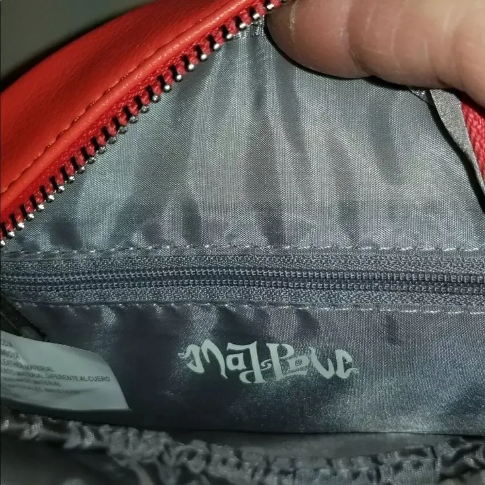 Mad Love Crossbody Holiday Bag NWT Red Candy Cane Glitter Peppermint​​​ - Picture 6 of 9